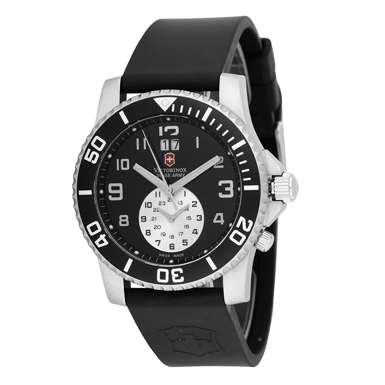 Victorinox Swiss Army – 241178 – Maverick II Dual Time GMT, Black Dial