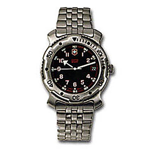 Victorinox Swiss Army – 36076 – Sportline, Black Dial, Bracelet