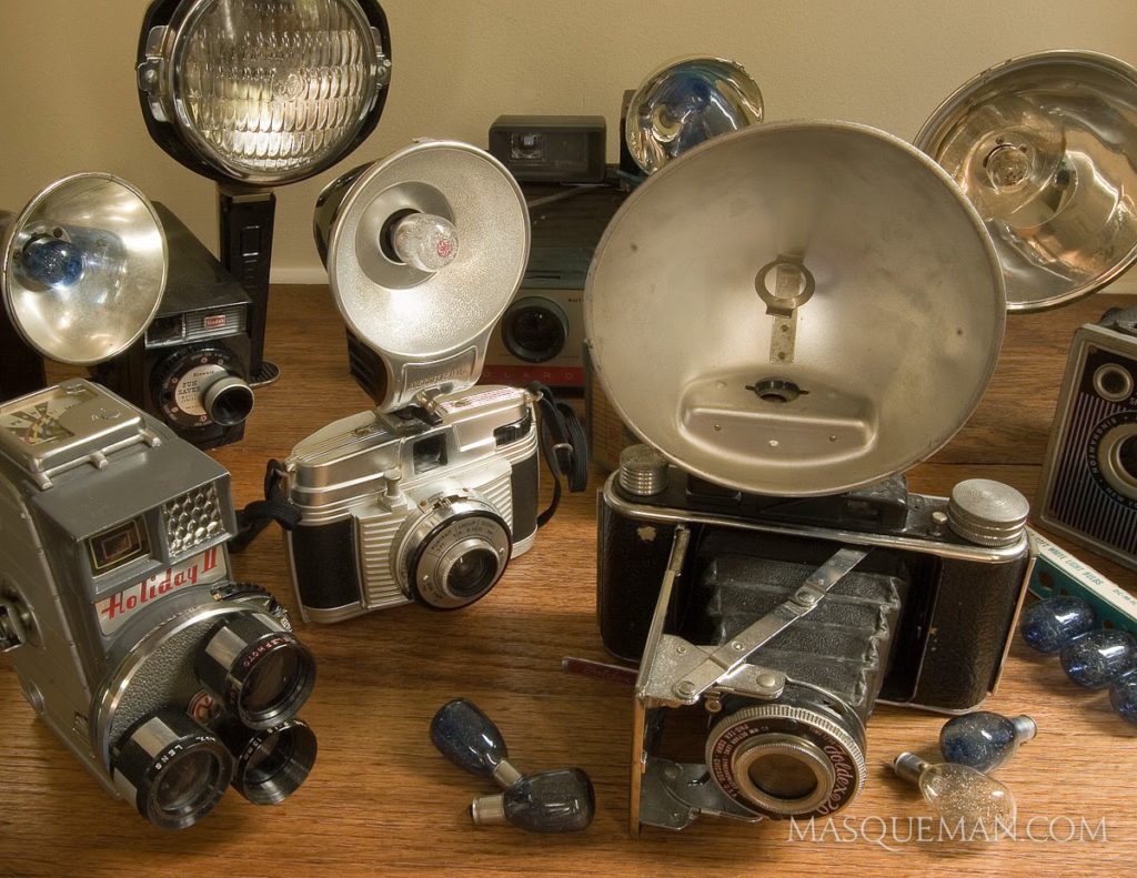 My vintage camera collection from my Grandma