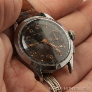 A 1940s Baume & Mercier Chronograph saved from a trashcan