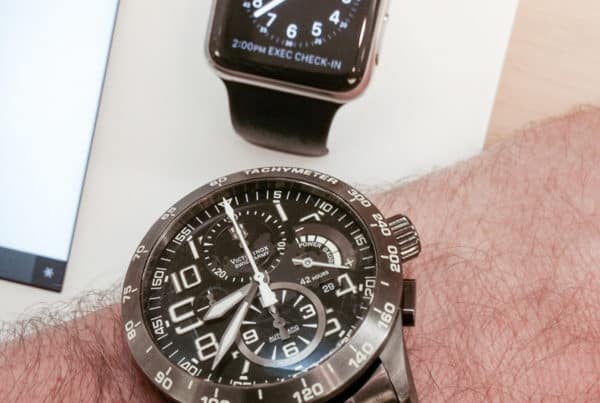 My Limited Edition Swiss Army Airboss Power Gauge versus Apple Watch