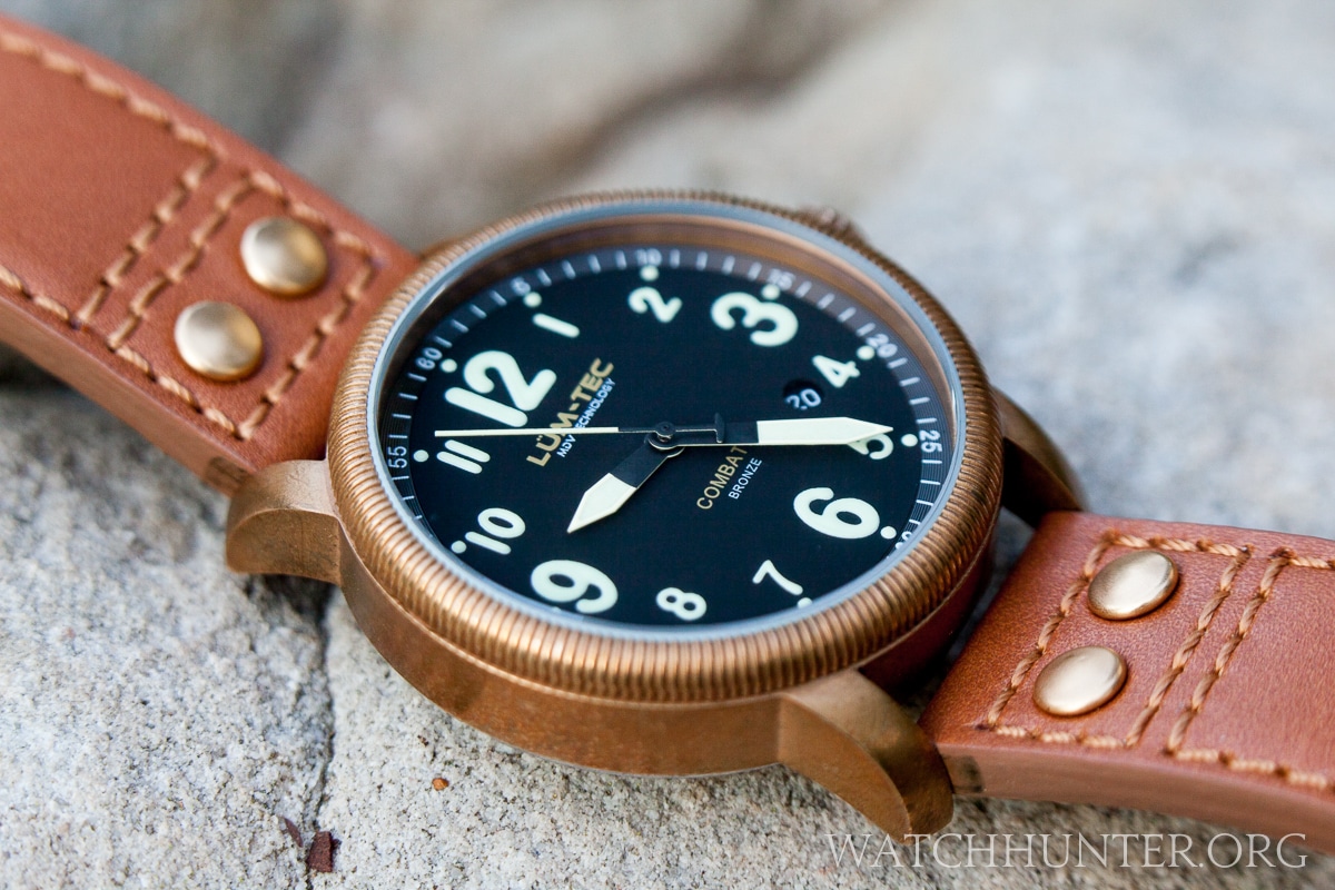 MEET THE WATCH Lum Tec Combat B18 Bronze Automatic Watch Watch Hunter Watch Reviews Photos and Articles