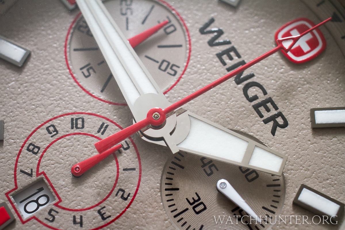 Dial from a Wenger Seaforce Chronograph