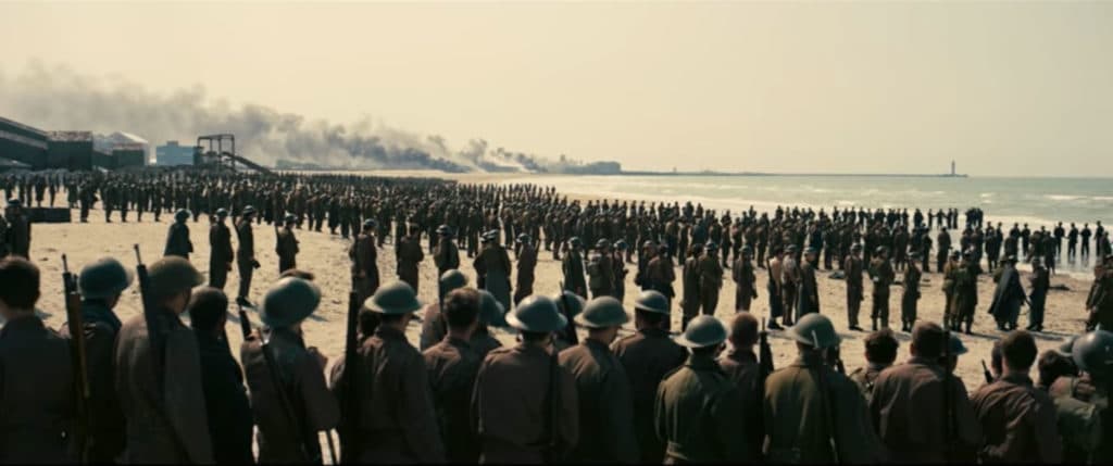 Beach Scene from Dunkirk Movie. Photo: Warner Bros.
