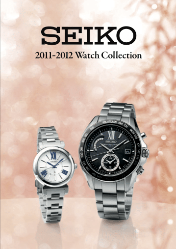 2011-2012 Seiko Catalog
