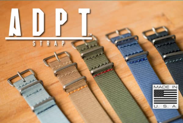 STRAP SWAP: Introducing ADPT Strap, the American-made Nylon Watch Strap from Worn & Wound