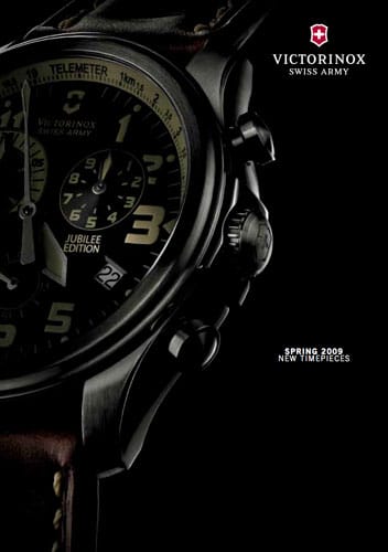 2009-Spring Victorinox Swiss Army Catalog - New Timepieces (English)