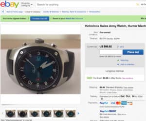 Hunter watch for sale on eBay