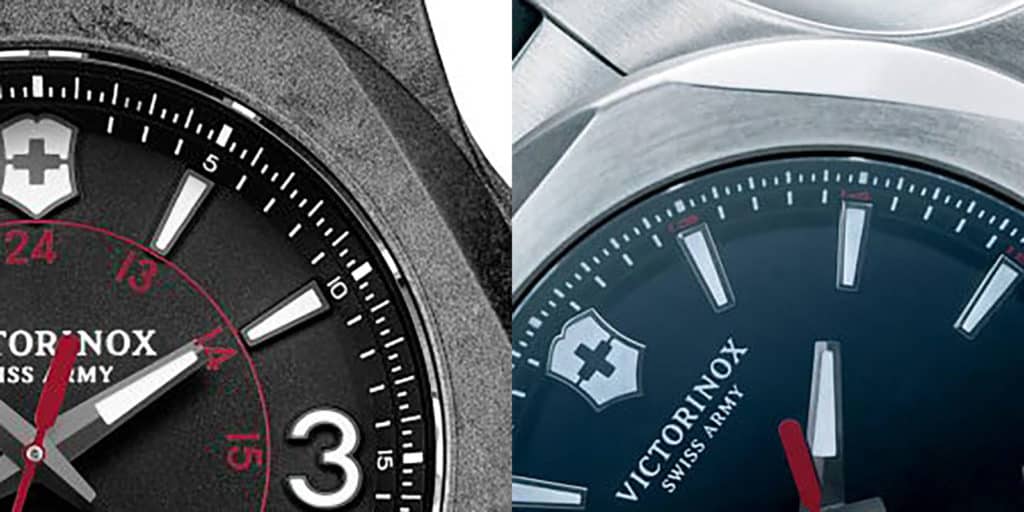 Victorinox Swiss Army I.N.O.X.'s chattering scale shows 1/3 second increments. Curious for a quartz watch.