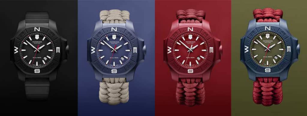 The INOX watch can be personalized to suit your own send of style. Photo: Victorinox