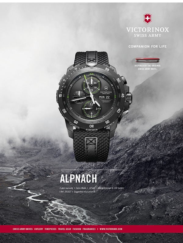 Victorinox Swiss Army Alpnach Chrono Watch ad