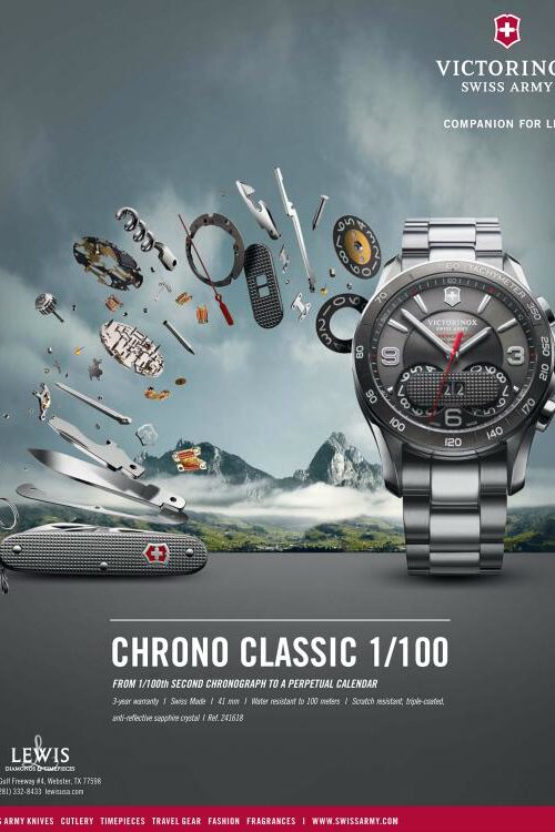 Victorinox Swiss Army Chrono Classic 1/100 Watch ad