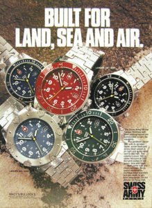 Victorinox Swiss Army Lancer Watches ad from 1995