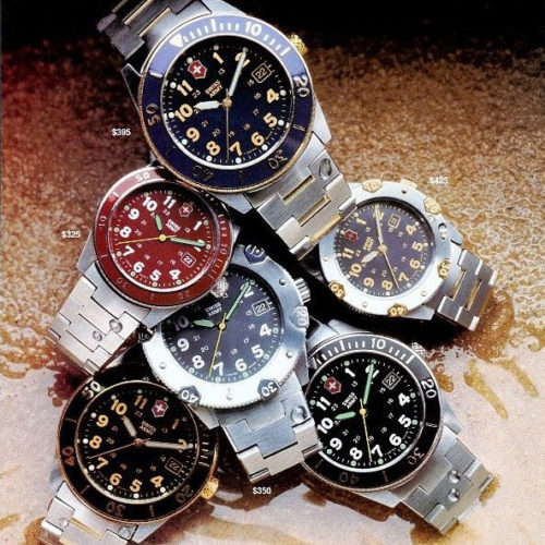 Victorinox Swiss Army Lancer Watches ad from 1996