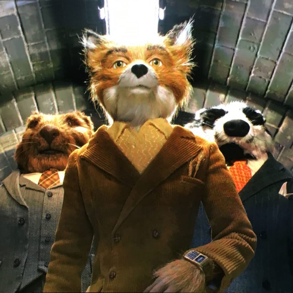 Mr. Fox prefers a digital watch...