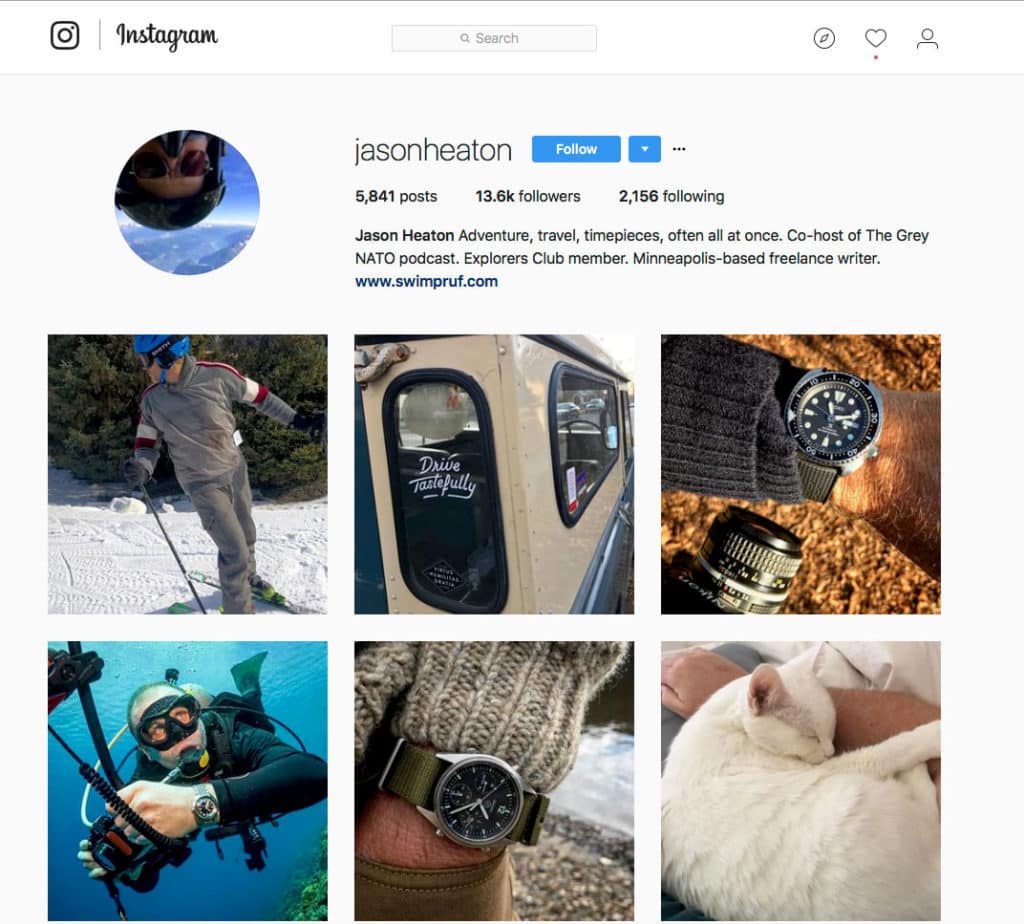 Jason Heaton on Instagram