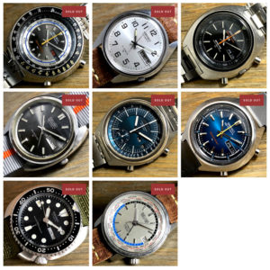 Restored vintage Seiko watches by Hub City Vintage