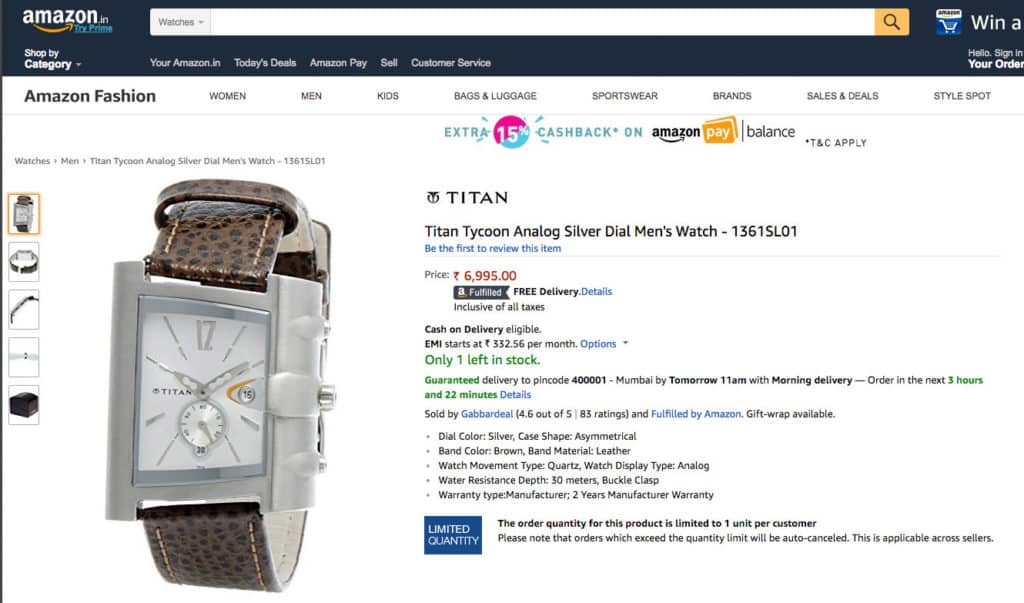 According to Amazon, it's the Titan Tycoon