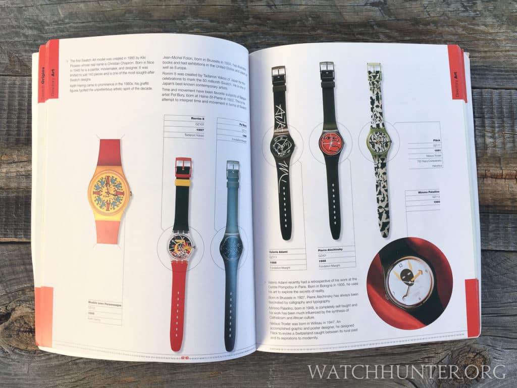 There were hundreds of Swatch Watches to collect