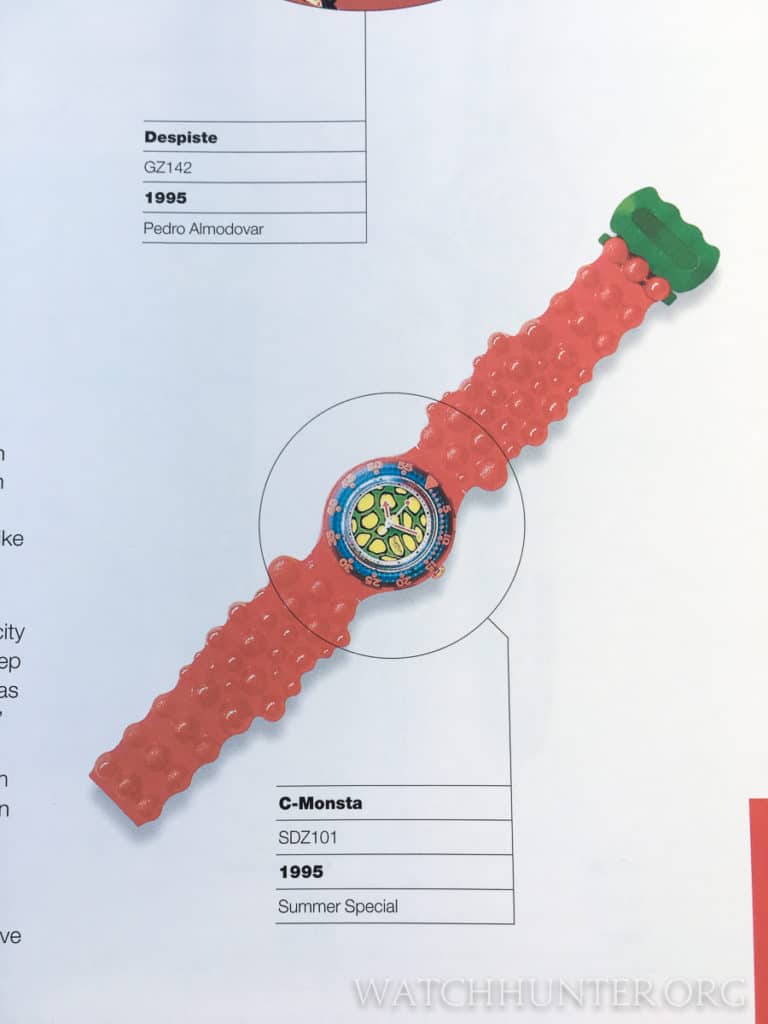 This bumpy Monsta Swatch Watch looks like something found in an adult book store.