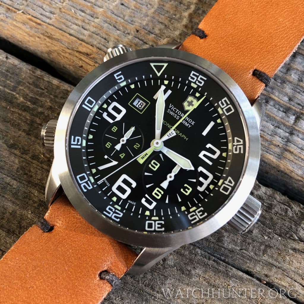 Second generation of the Victorinox Swiss Army Airboss Mach 3 Chrono