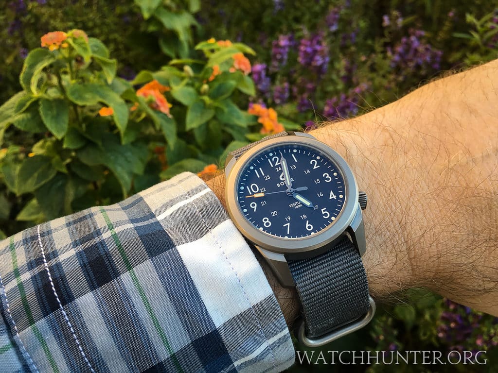 BOLDR Venture at 38 mm is an easy wearing watch