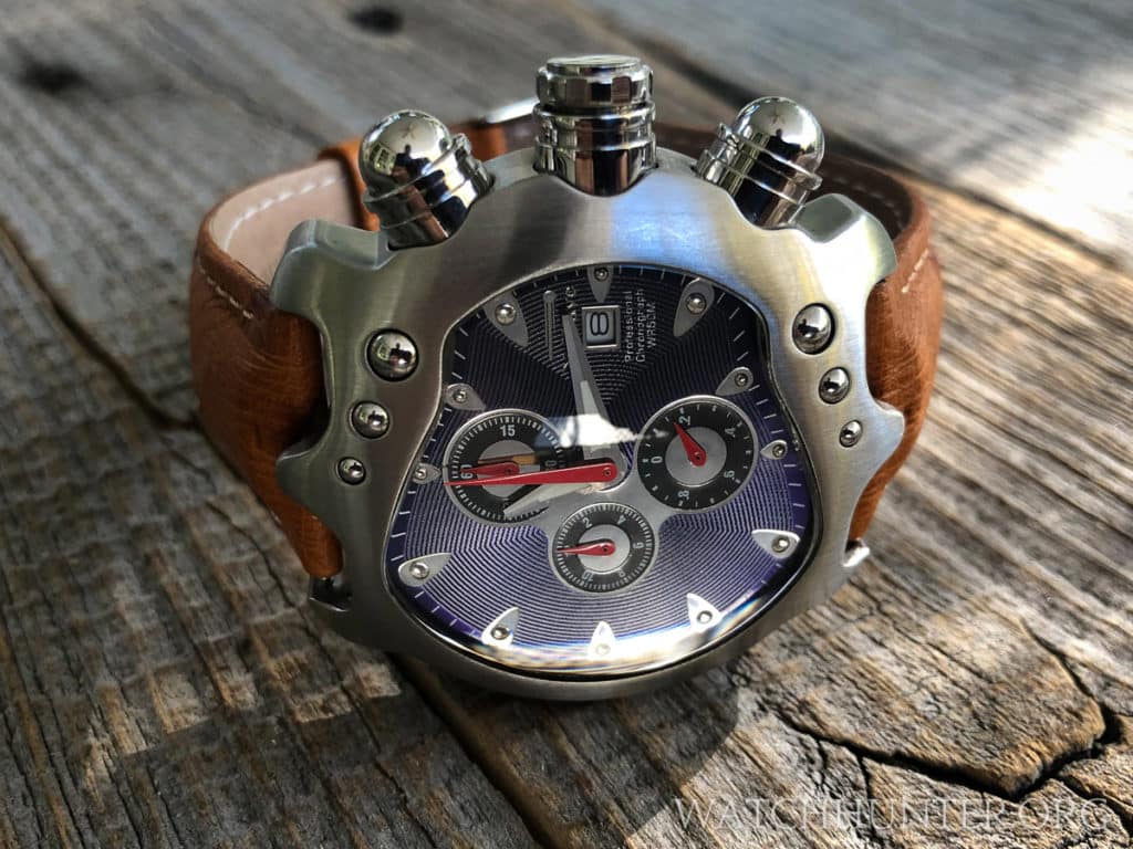 The N-Wave Chronograph has a unique profile