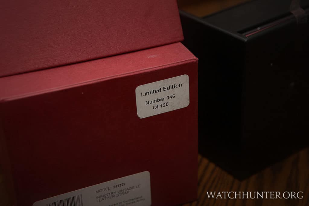 Swiss Army Limited Editions are usually numbered on the box