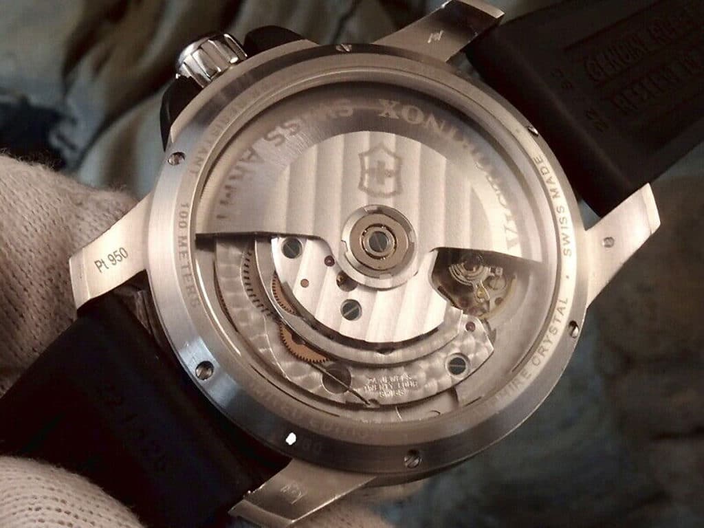 A custom rotor on a Valgranges movement. Photo: Meyer Fine Jewelry