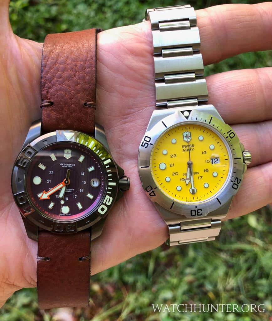 The 38 mm Mid-Size Dive Master 500 versus the 41 mm Dive Master 300