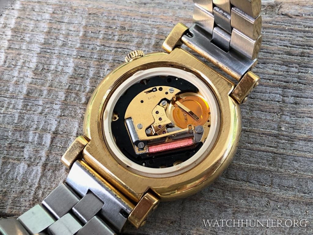 The Broken Ronda 715 Quartz Movement is Gold plated