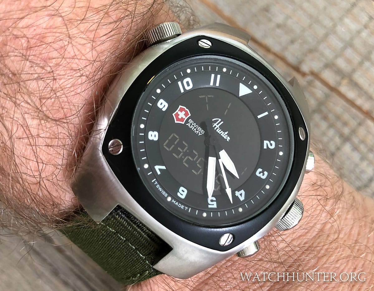 Swiss army hunter watch shop