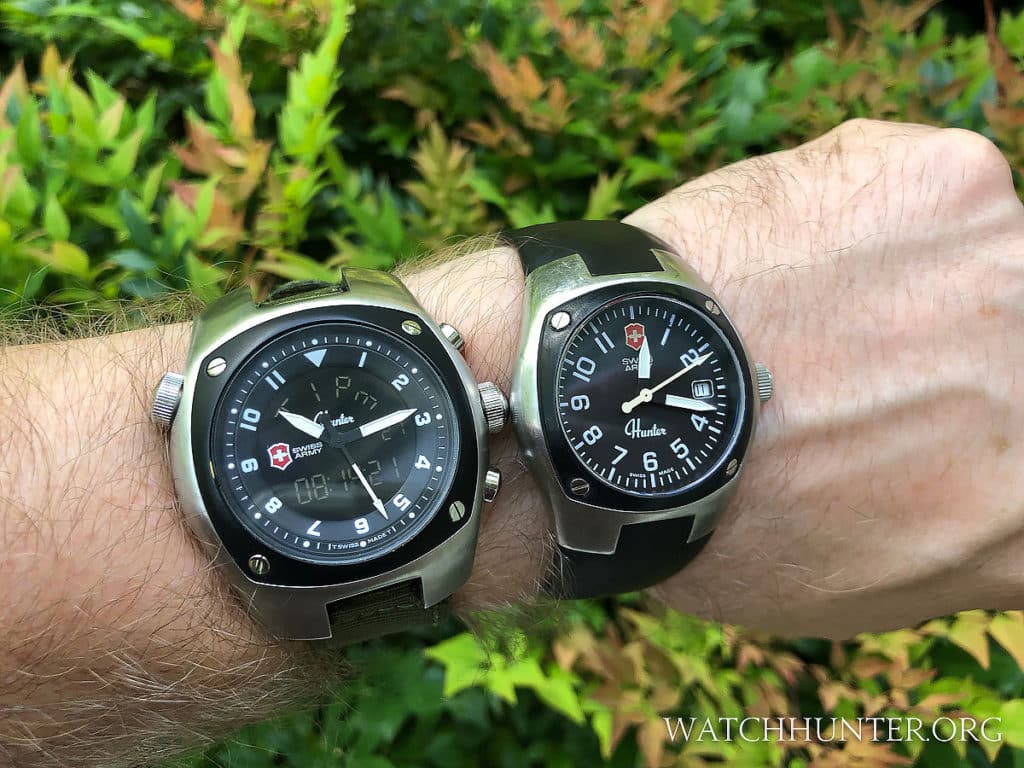Hunter GMT 45 mm versus 40 mm Hunter Mach 1