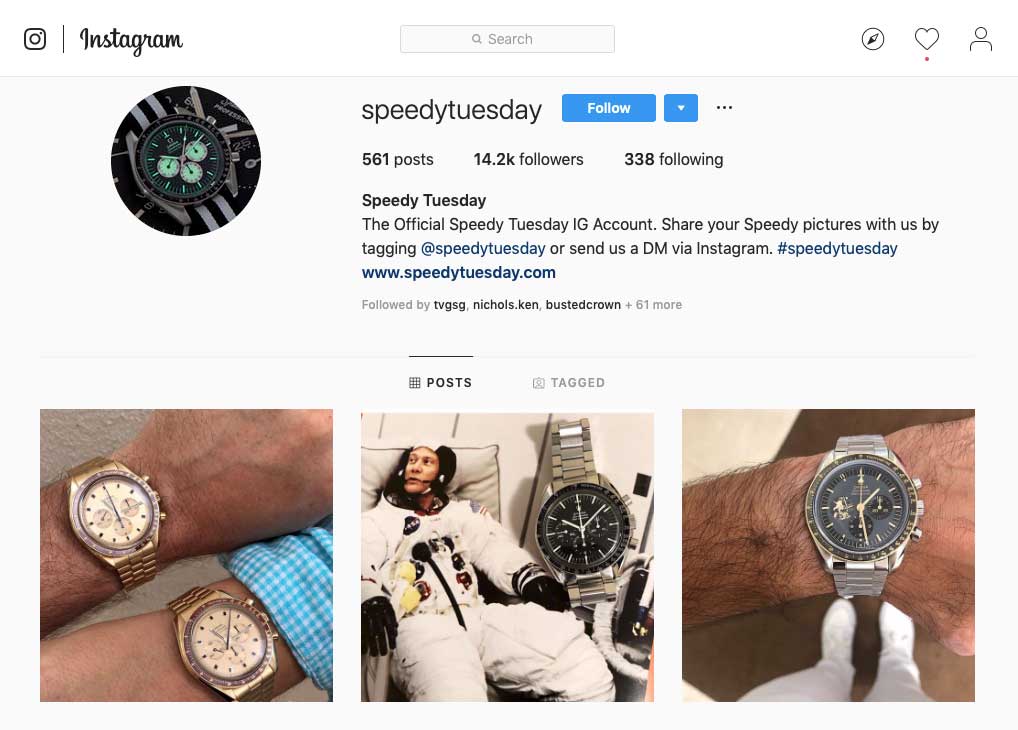 Speedy Tuesday on Instagram