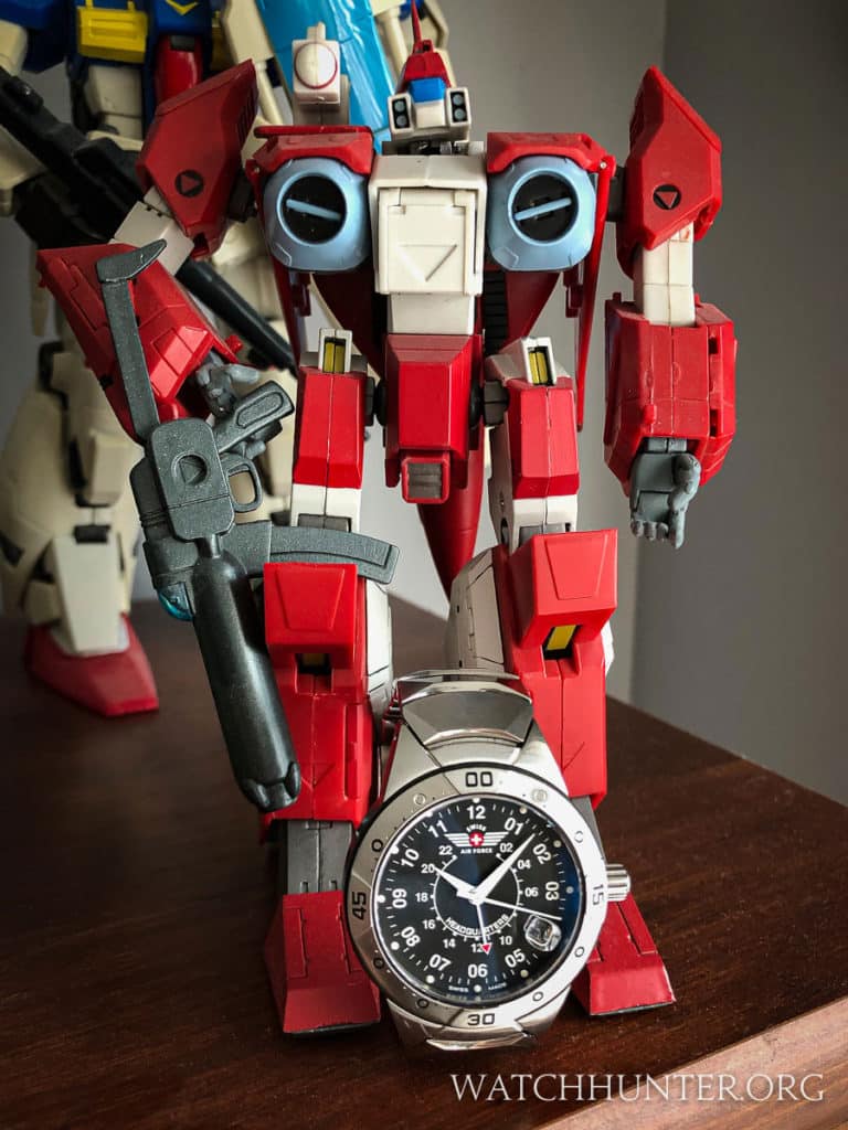 A fitting watch for a robot's pilot?