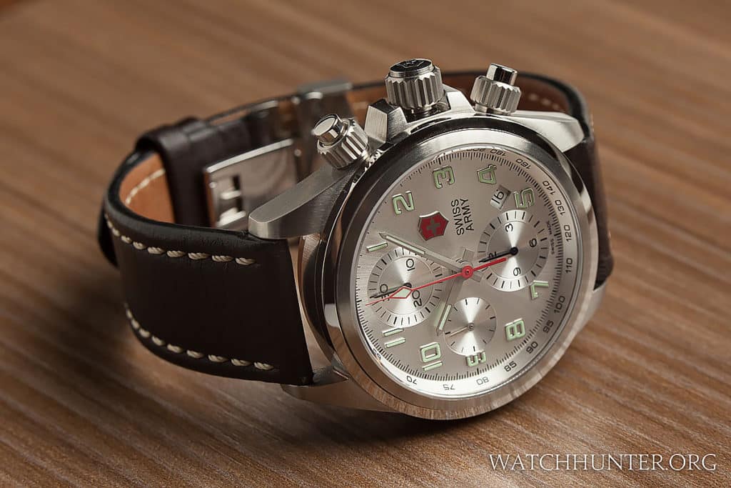 The silver dial ChronoPro