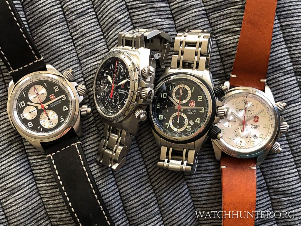 My personal collection of Swiss Army ChronoPros