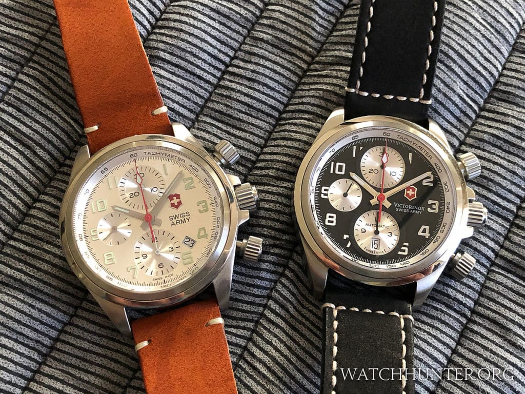 Silver dial and silver subdials