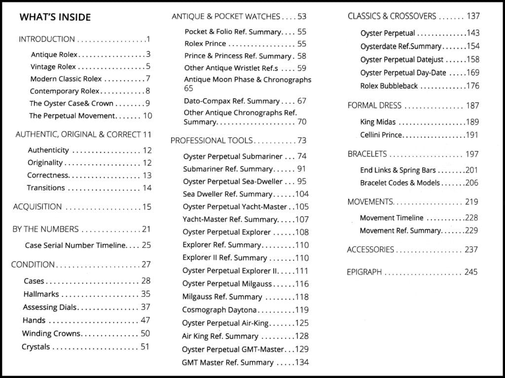 Table of Contents