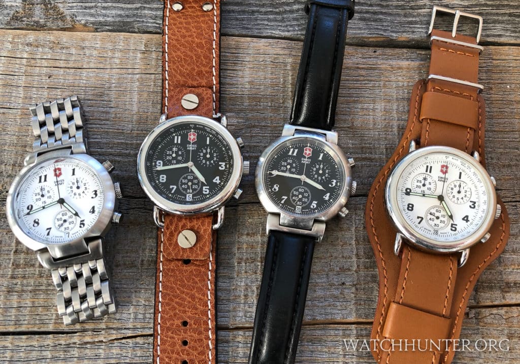 The Fantastic Four... All of Swiss Army's Cavalry Chrono Watches