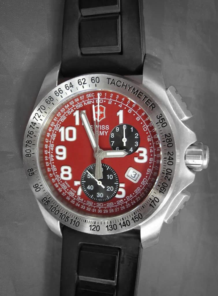 The later Red Dial Ground Force Chrono. Photo: eBay