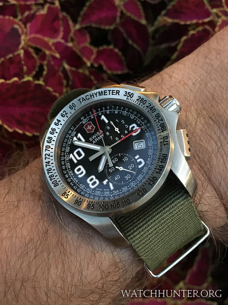 Ground Force Chrono on NATO-style strap.