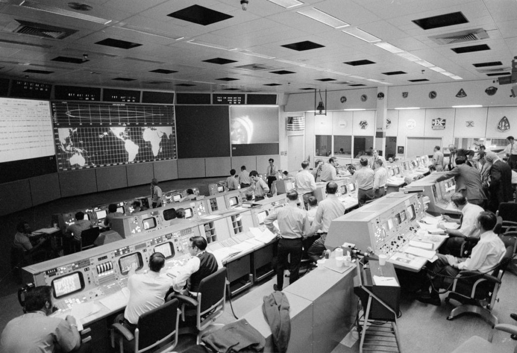 NASA Mission Control. Photo:NASA