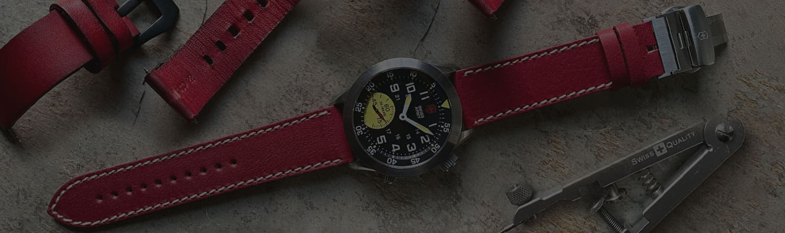 STRAP SWAP: Using the Rare Red Watchband from the 2009 Jubilee Limited Edition Chronograph on Other Victorinox Swiss Army Watches