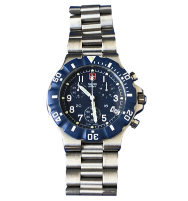 Victorinox Swiss Army – 24014 – Summit XLT Chrono, Blue Dial and Bezel, Bracelet