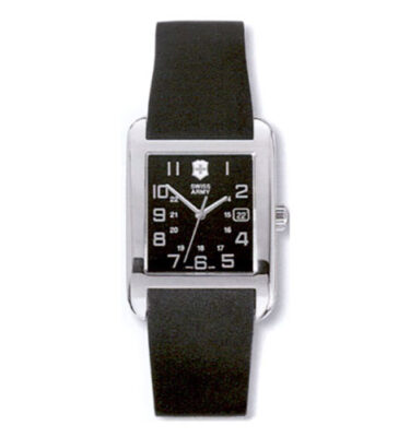 Victorinox Swiss Army – 24018 – Alliance Rectangle, Black Dial
