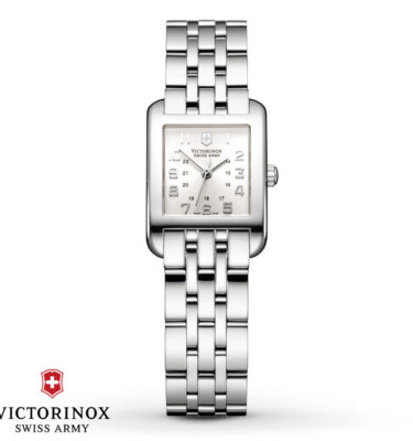 Victorinox Swiss Army – 24022 – Alliance Rectangle Small, Silver Dial, Bracelet