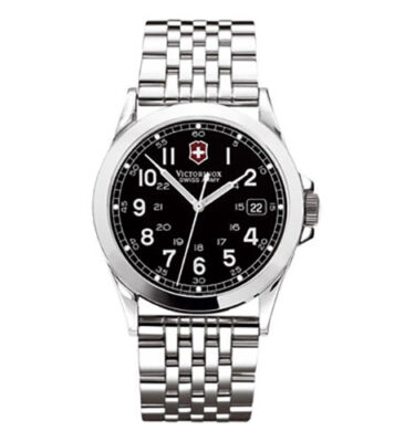 Victorinox Swiss Army – 24056 – Infantry, Black Dial, Bracelet