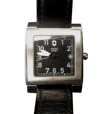 Victorinox Swiss Army – 24065 – Cavalier Small Rectangle, Black Strap (SKU unconfirmed)