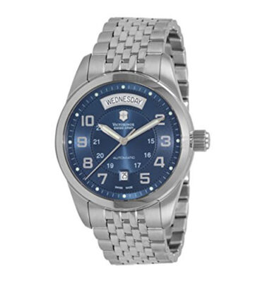 Victorinox Swiss Army – 241072 – Ambassador Day-Date, Blue Dial, Bracelet